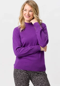 Strickpullover mit Rollkragen