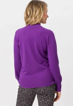 Strickpullover mit Rollkragen